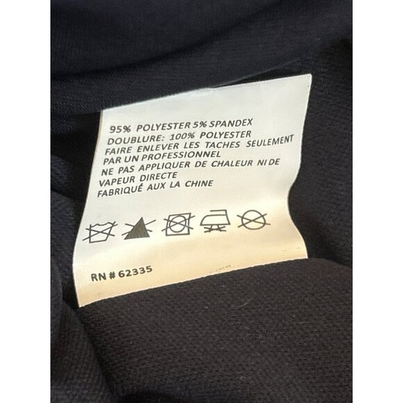 Aqua Dress Navy Gold One Shoulder Evening Gown Sz 4 Open Back Luxe Beaded Formal - Picture 9 of 9